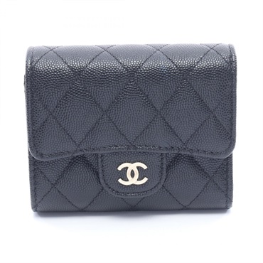 シャネル クラシック スモール フラップ ウォレット 三つ折り財布 財布 レディース