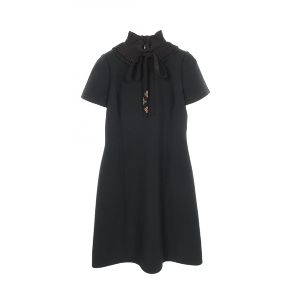 ルイ・ヴィトン ラッフルカラードレス ワンピース 衣料品 トップス レディース