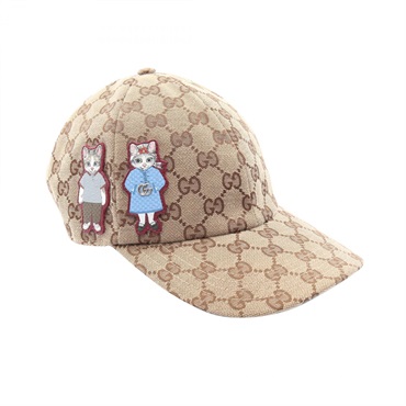 グッチ GUCCI × ヒグチユウコ GGキャンバス キャップ 帽子 レディース 847862