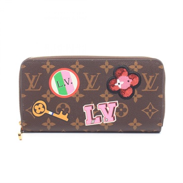 ルイ・ヴィトン ジッピーウォレット LVストリー  ラウンド長財布 財布 レディース M63392