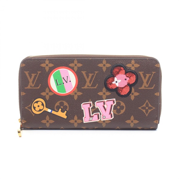 ルイ・ヴィトン ジッピーウォレット LVストリー  ラウンド長財布 財布 レディース M63392
