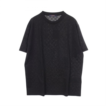 ルイ・ヴィトン ダミエ ロゴ刺繍 半袖Tシャツ 衣料品 トップス メンズ RM242MQ JUV HRY40W