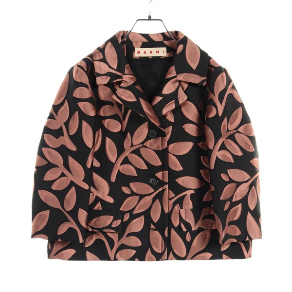 希少ヴィンテージMARNIマルニ花柄ジャケットミモザ柄リネン MARNI マルニ CARHARTT WIP カーハート フローラル ジャケット (MARNI