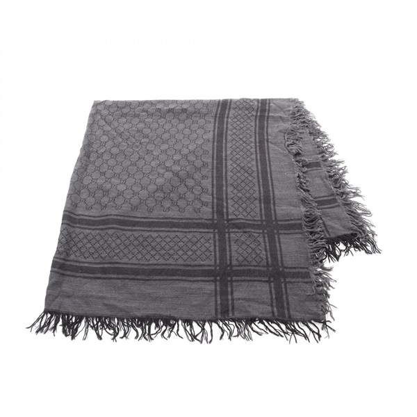 グッチ GG柄 ブランドオフ GUCCI ウール ストール ウール/シルク レディース グッチ GUCCI GG柄 ストール 衣料品 ウール シルク メンズ