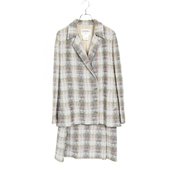 シャネル ココマークボタン ツイード スーツ 衣料品 レディース