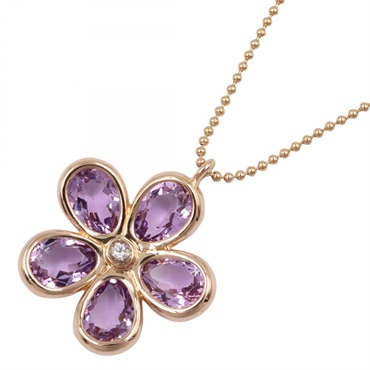 ティファニー ガーデンフラワー アメジスト ネックレス ネックレス ジュエリー レディース