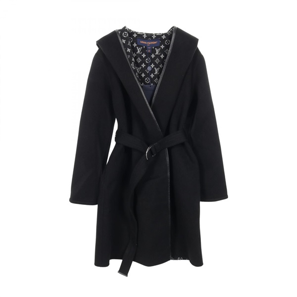 ルイ・ヴィトン モノグラム フーデッドラップコート その他コート 衣料品 アウター レディース