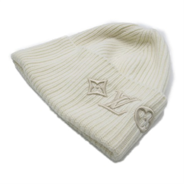 【値下げ】ルイヴィトン　ビーニー LVヘッドライン　ニットキャップ　黒　ロゴ 中古・古着通販】LOUIS VUITTON (ルイ ヴィトン) ビーニー・LV