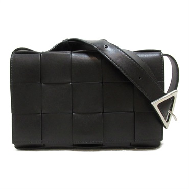 ボッテガヴェネタ　カセット　ショルダーバッグ　ブラック BOTTEGA VENETA ボッテガヴェネタ ショルダーバッグ CASSETTE カセット