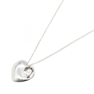 ティファニー フォールドハートネックレス ネックレス ジュエリー レディース