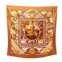 エルメス(HERMES)エルメス カレ90 Au son du Tam tam スカーフ 衣料品
