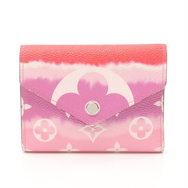 LOUIS VUITTONヴィクトリーヌ限定品エスカルモノグラム赤ピンク ルイ・ヴィトン(LOUIS VUITTON)ルイ・ヴィトン ポルトフォイユ
