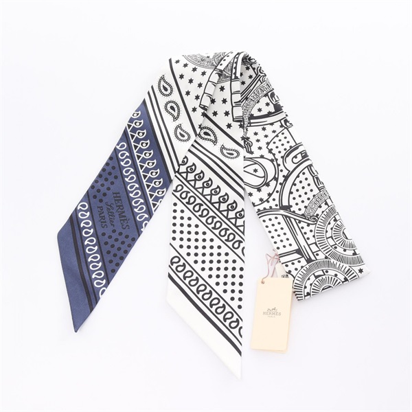 エルメス(HERMES)エルメス ツイリー エプロン ドール バンダナ リボン 