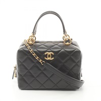 シャネル(CHANEL)シャネル マトラッセ ミニボーリング ハンドバッグ  