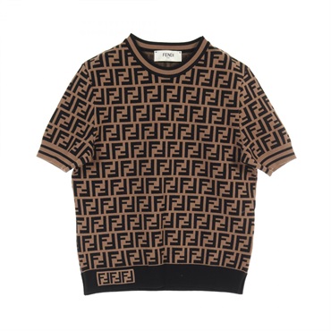 FENDI ニット　セーター　ズッカ柄 FENDI フェンディ 21AW FF Jacquard Knit Jumper ズッカ柄クルー