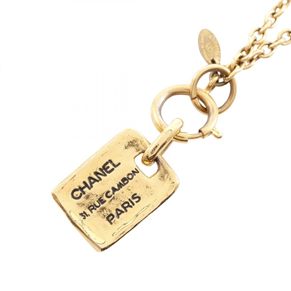 シャネル(CHANEL)シャネル ロゴ プレート ネックレス ジュエリー