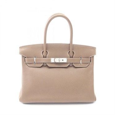 エルメス バーキン30 エトゥープ ハンドバッグ バッグ レディース