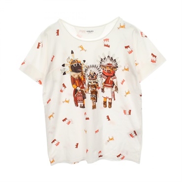エルメス カチナ  半袖Tシャツ 衣料品 トップス レディース