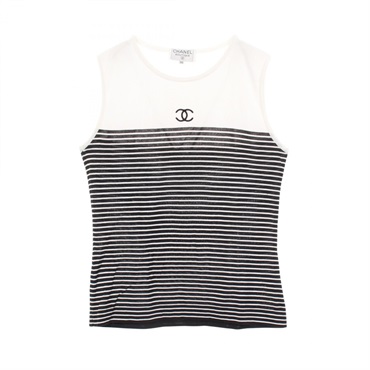 キャミソール ココマーク シャネルボーダー CHANEL - CHANEL シャネル