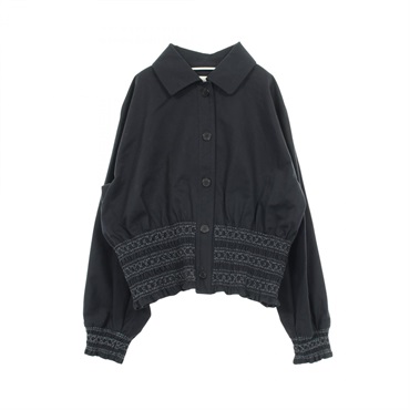エルメス Veste taille brodee a smocks テール ブロデ ア スモック その他ジャケット 衣料品 アウター レディース H5E6228DD