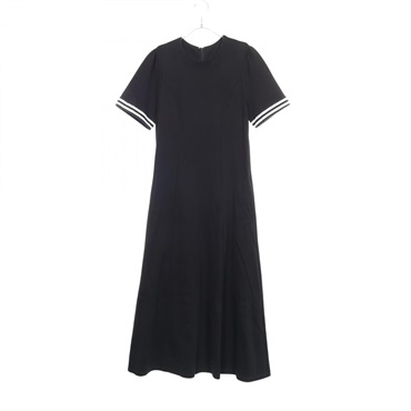 ボーダーズアットバルコニー FLARE TEE DRESS クルーネック 半袖 ワンピース 衣料品 トップス レディース
