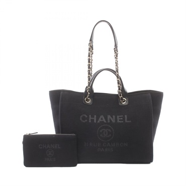 とおる様確認用 CHANEL シャネル ドーヴィル バッグ レザー 66941ブラックの買取実績