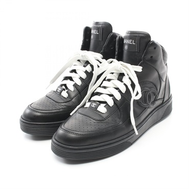 CHANEL キャンバス　スニーカー　シャネル　黒白　ココマーク 楽天市場】CHANEL シャネル スニーカー ココマーク ホワイト