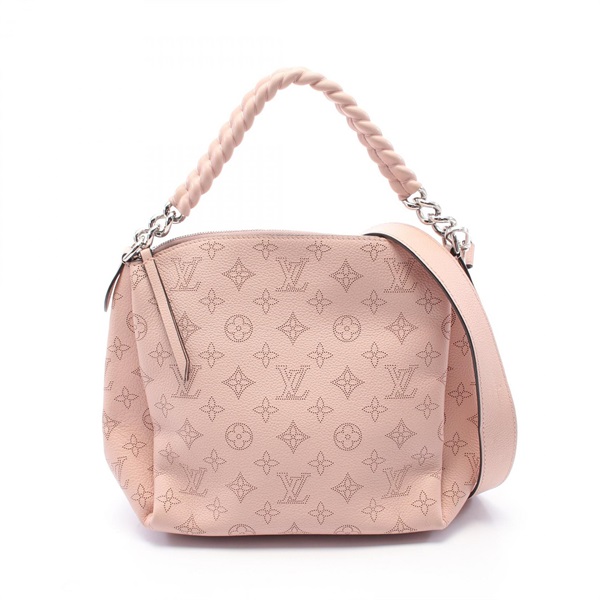 ルイヴィトン LOUIS VUITTON ハンドバッグ バビロンチェーンBB マヒナ M51767 クリーム LOUIS VUITTON - LOUIS VUITTON ルイ・ヴィトン ハンドバッグ バビロン