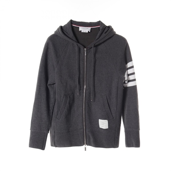 トムブラウン 4BAR クラシック ジップアップフーディー パーカー 衣料品 トップス メンズ MJT022H-0053025