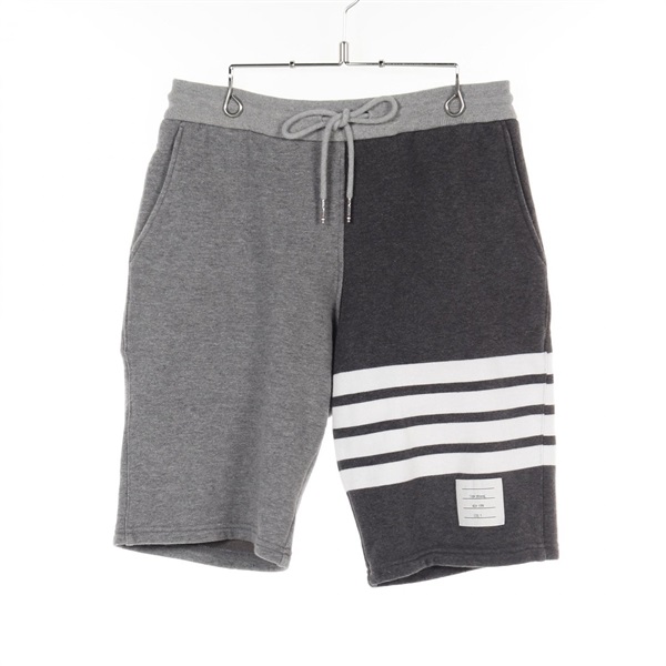 トムブラウン 4BAR バイカラー スウェットショーツ パンツ 衣料品  ボトムス メンズ