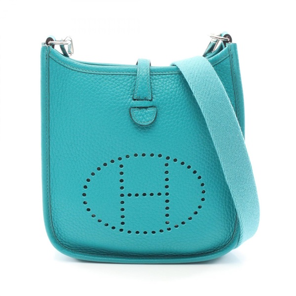 エルメス エヴリンTPM ブルーパオン ショルダーバッグ バッグ レディース