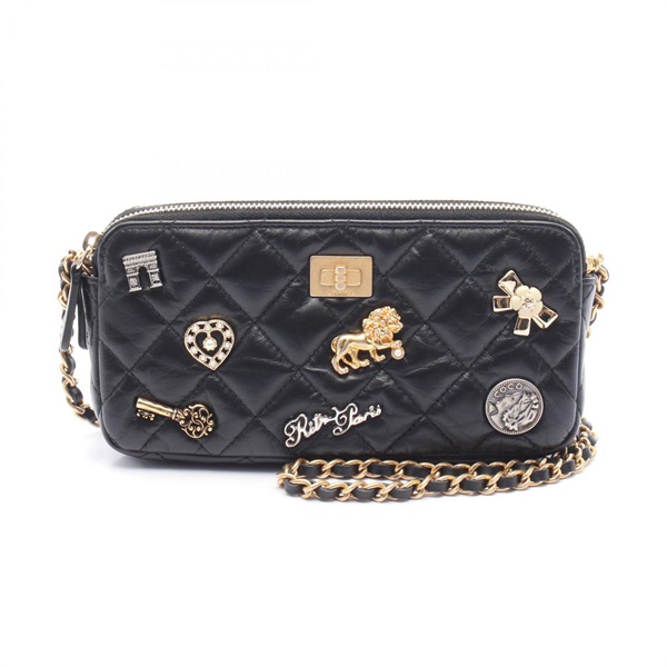 シャネル 2.55 マトラッセ ショルダーバッグ バッグ レディース