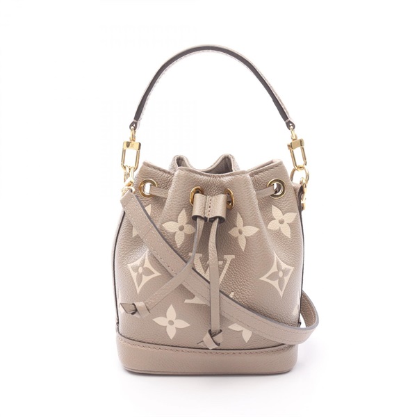 ルイ・ヴィトン ナノ ノエ バイカラー  ハンドバッグ バッグ レディース M46291