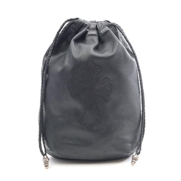 クロムハーツ クロスパッチ ドローストリングサック 巾着 ポーチ バッグ メンズ