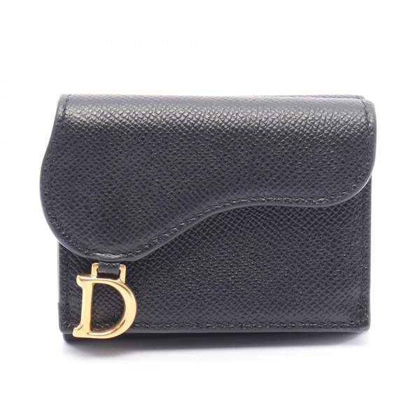 Dior 三つ折り財布 Saddle Nymphea ウォレット クリスチャン・ディオール(Christian Dior) サドルウォレット