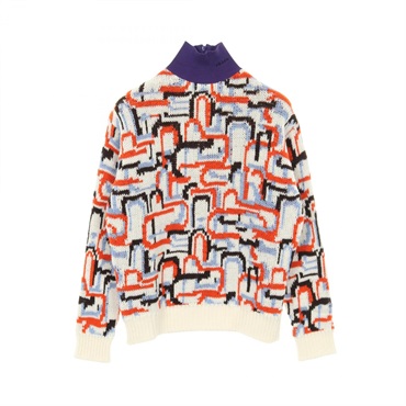 プラダ(PRADA)プラダ geometric motif ニット 衣料品 トップス  