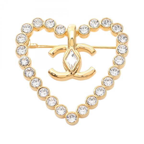シャネル(CHANEL)シャネル ココマーク ハート ブローチ アクセサリー