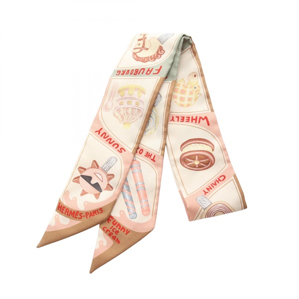 エルメス ツイリー Funny Ice Cream スカーフ 衣料品 レディース