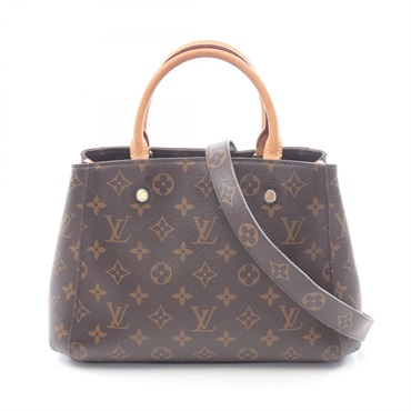 ルイ・ヴィトン モンテーニュBB モノグラム ハンドバッグ バッグ レディース M41055