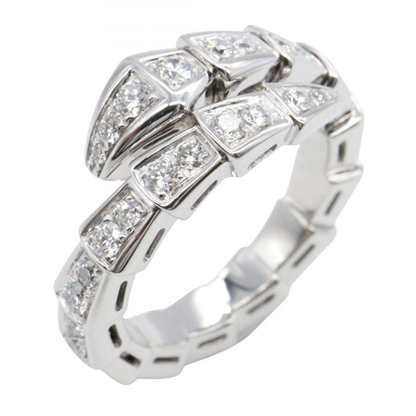 ブルガリ セルペンティシングルスパイラル フルダイヤ リング・指輪 ジュエリー レディース