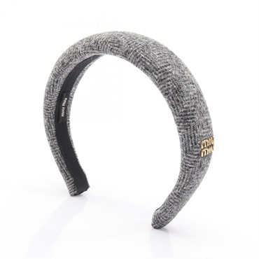 ミュウ ミュウ  ツイード ロゴ その他ファッション雑貨 衣料品 レディース 5IH025