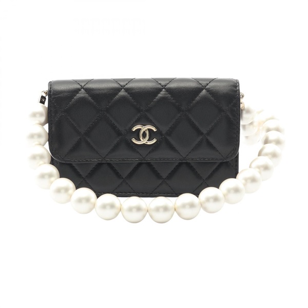 シャネル(CHANEL)シャネル マトラッセ パールチェーン ショルダー