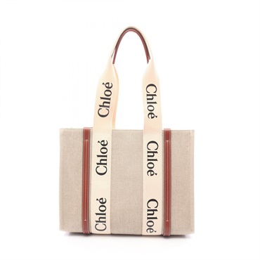 クロエ WOODY ウッディ ミディアム トートバッグ バッグ レディース