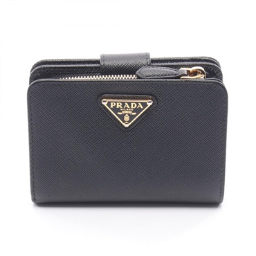プラダ SAFFIANO TRIANG 二つ折り財布 財布 レディース 1ML018