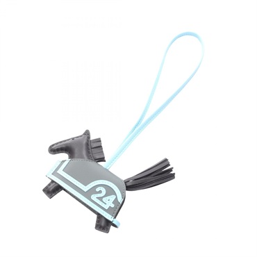 エルメス ロデオPM ロベオクール セレスト ヴェールマングローブ チャーム アクセサリー レディース