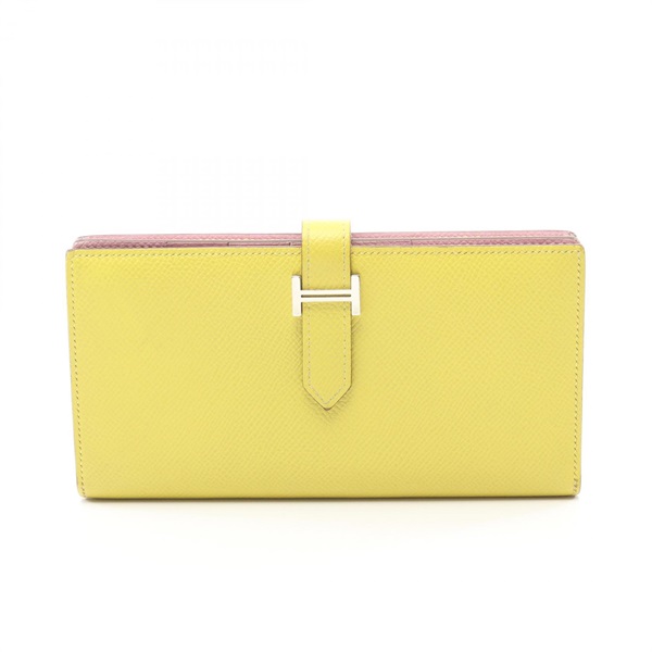 エルメス ベアンスフレ ヴェルソ 二つ折り長財布 財布 レディース