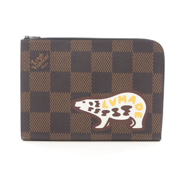 ルイ・ヴィトン LOUIS VUITTON × NIGO ポシェット ジュール ダミエエベヌジャイアント セカンドバッグ クラッチバッグ バッグ メンズ レディース N60390