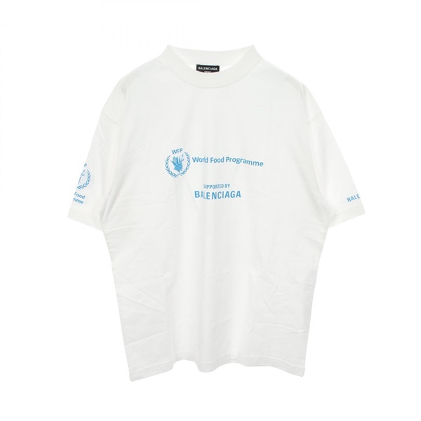 バレンシアガ BALENCIAGA × WFP 半袖Tシャツ 衣料品 トップス メンズ レディース 612966