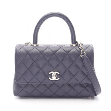 シャネル ココハンドル フラップ マトラッセ 2WAY ハンドバッグ バッグ レディース A92990