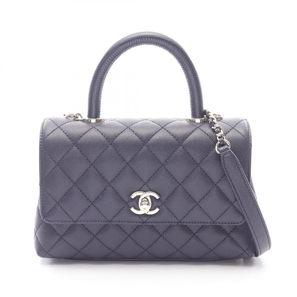 シャネル ココハンドル フラップ マトラッセ 2WAY ハンドバッグ バッグ レディース A92990